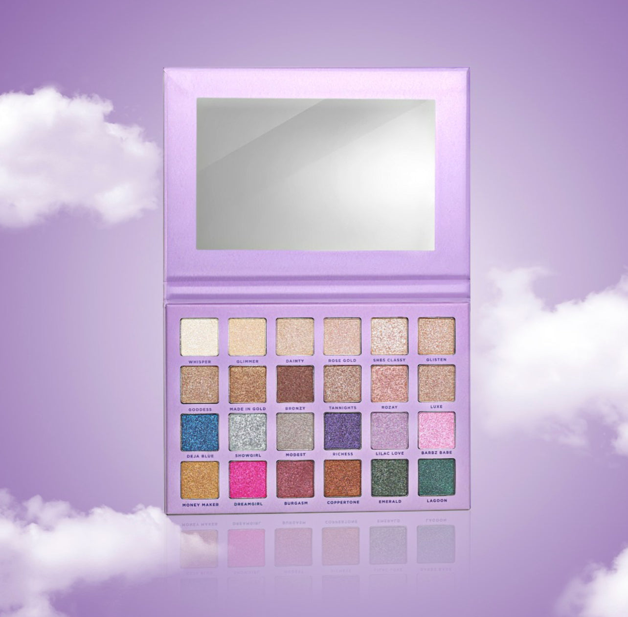 24 SHIMMER EYESHADOW PALETTE - PEAR'LY THERE. VOL.2